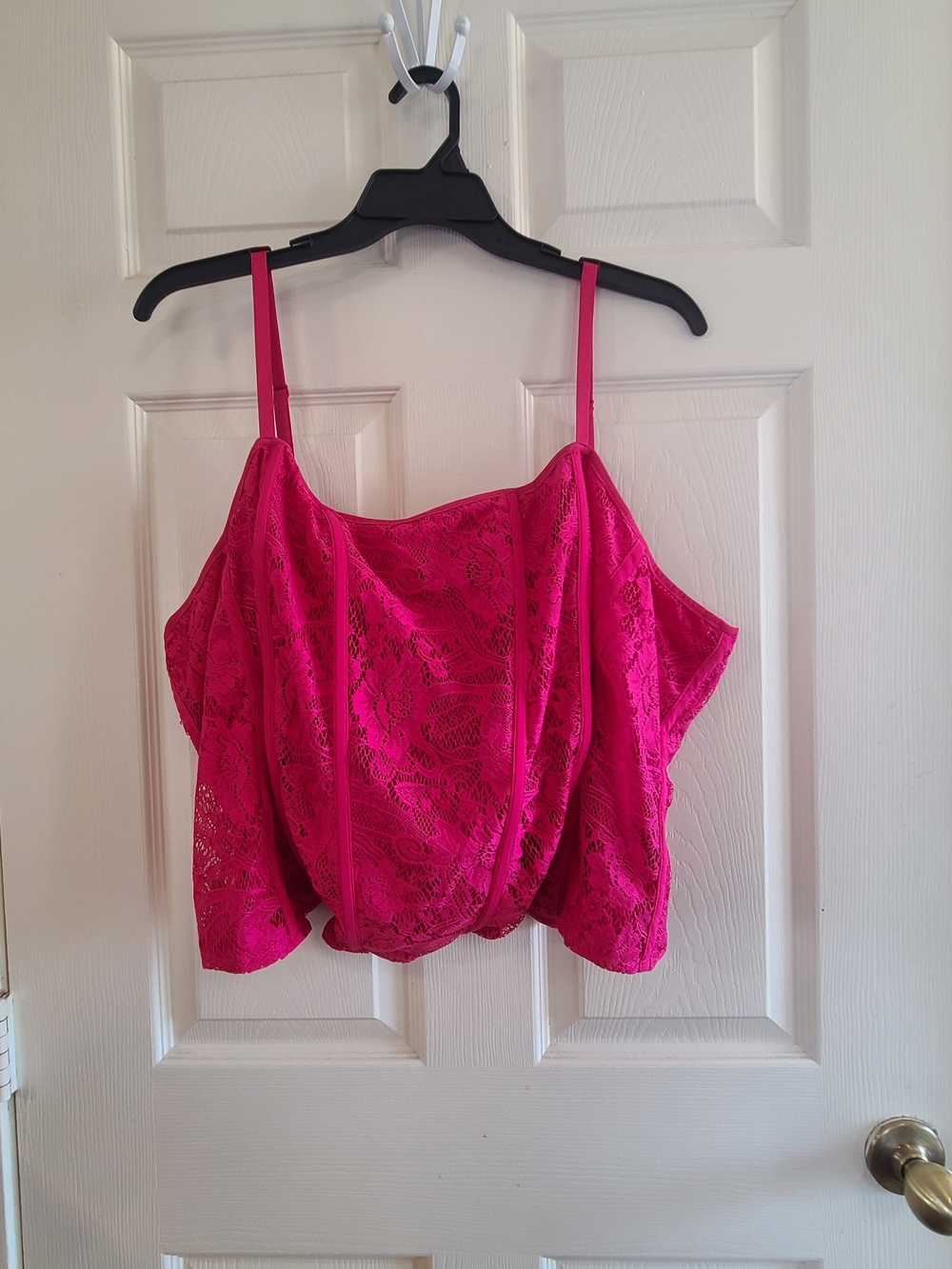 torrid Hot Pink Lace Corset